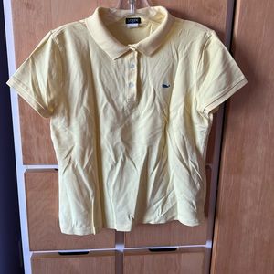 J. Crew yellow tee shirt